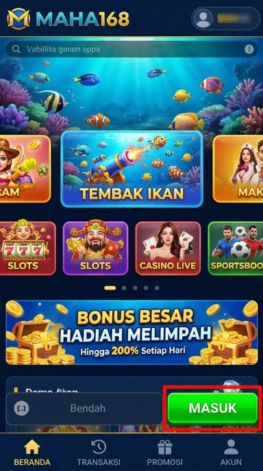 maha168 — galeri pratinjau - APK Resmi